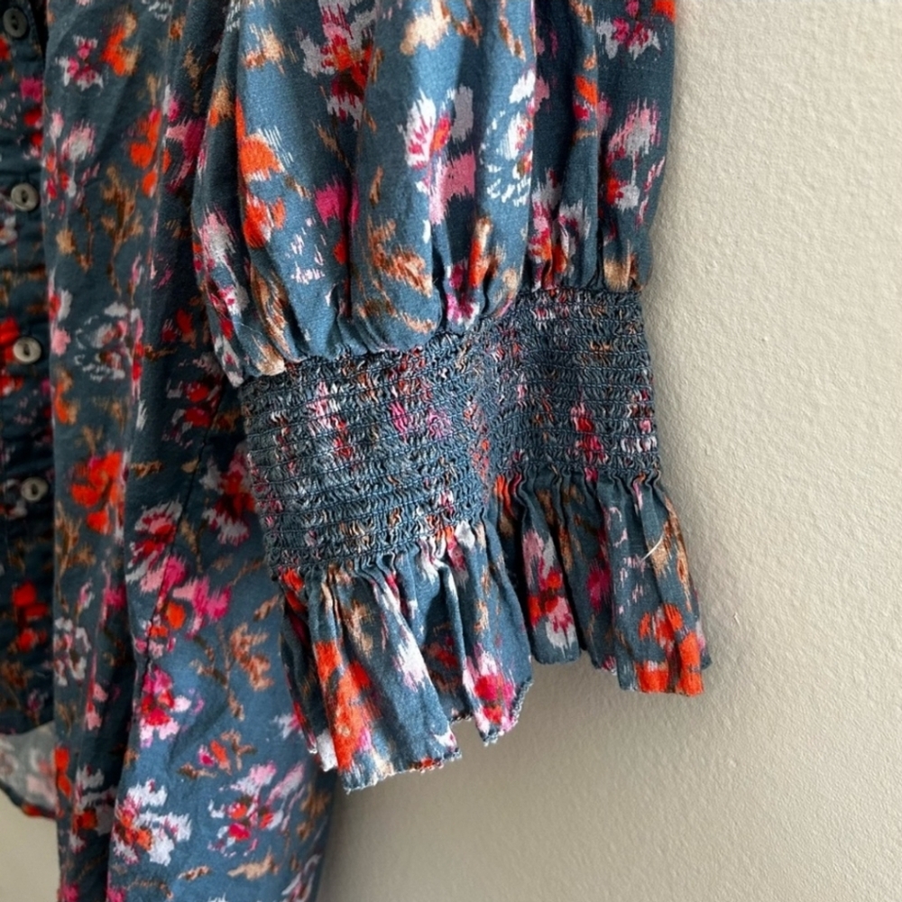 🌻Sundance Floral Ruffle Blouse - Multicolor - Picture 7 of 13
